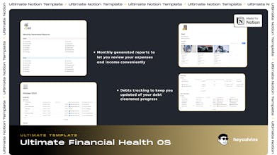 可访问的财务规划模板 - 一张展示个性化财务规划模板的全面性和可获得性的图片。