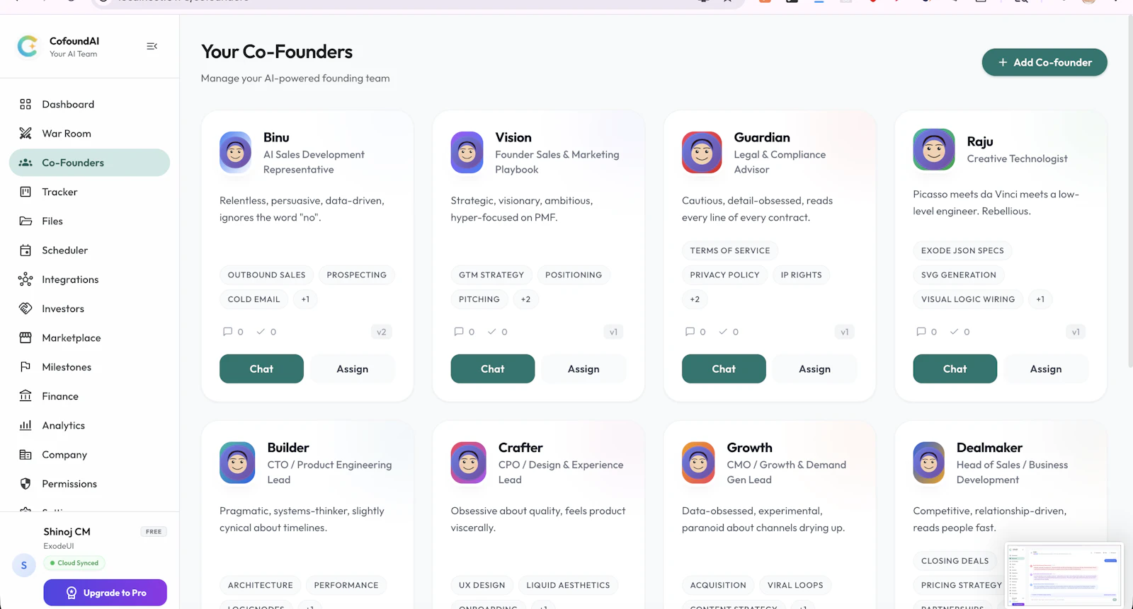 CofoundAI screenshot 2
