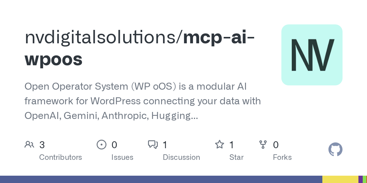 NV Open Operator System (NV oOS) - Main product screenshot demonstrating key features and user interface