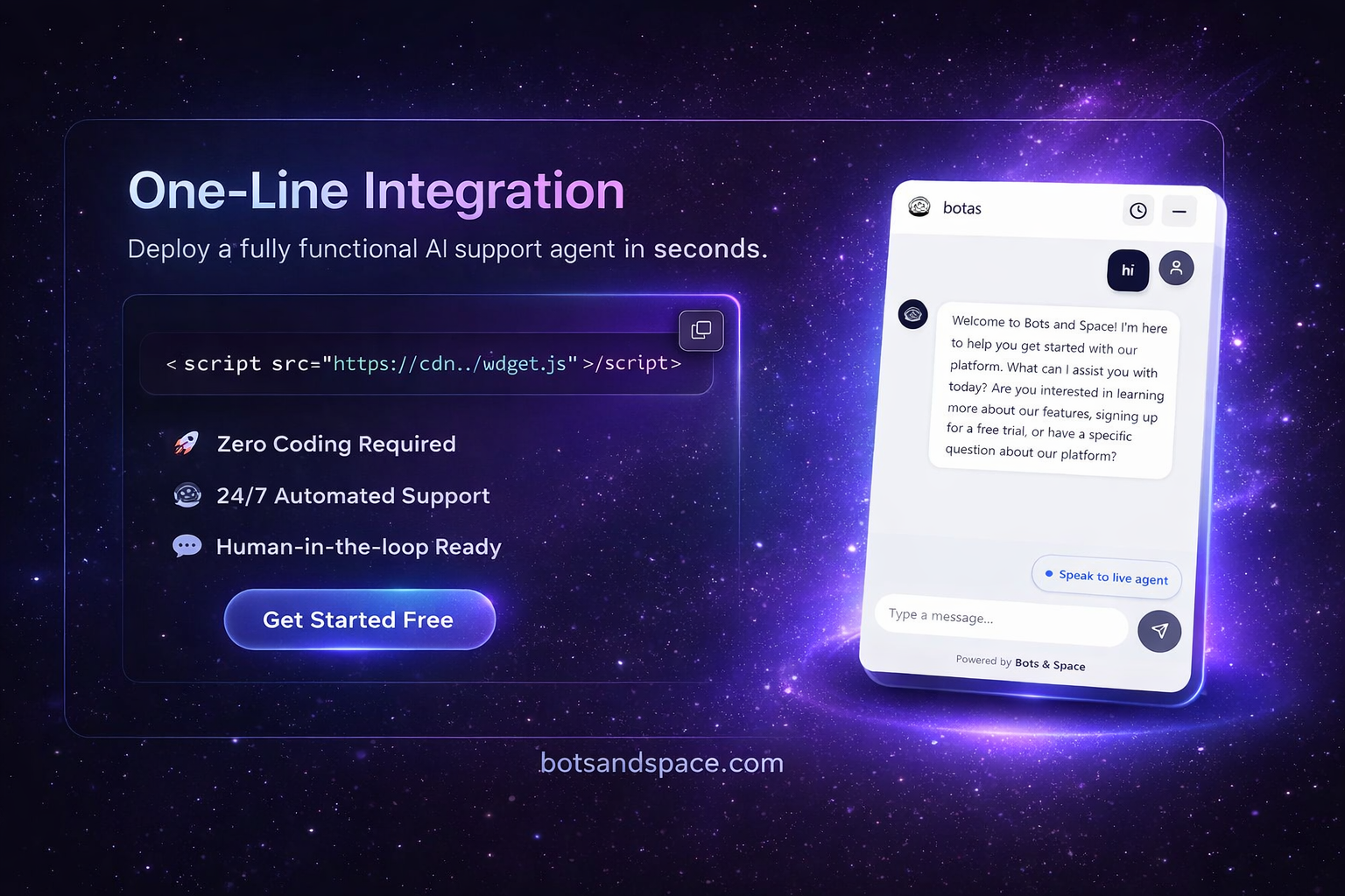Bots and Space gallery image