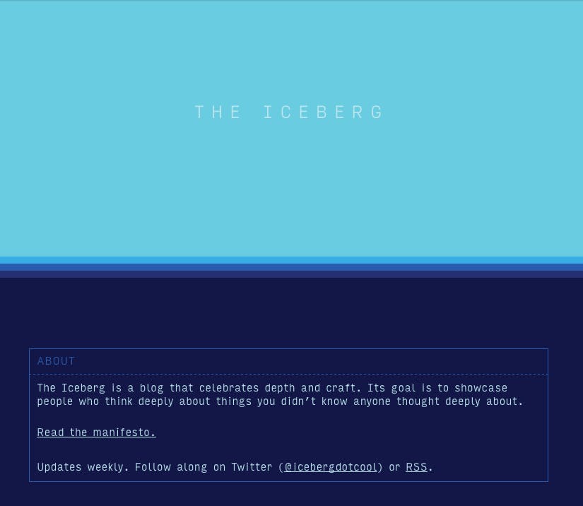 The Iceberg media 1