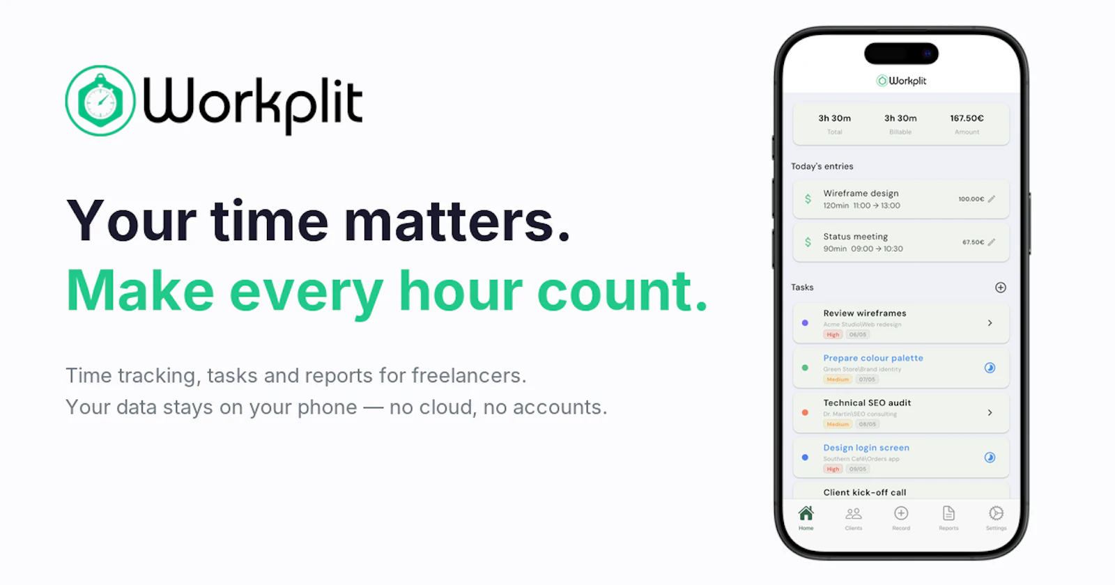 Workplit screenshot 1