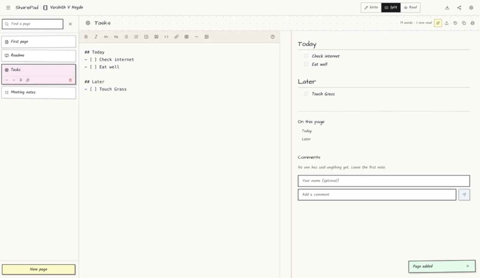SharePad screenshot 5
