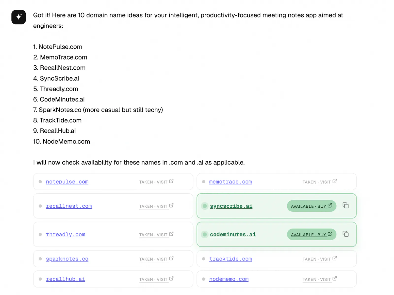 DomainSpark screenshot 1