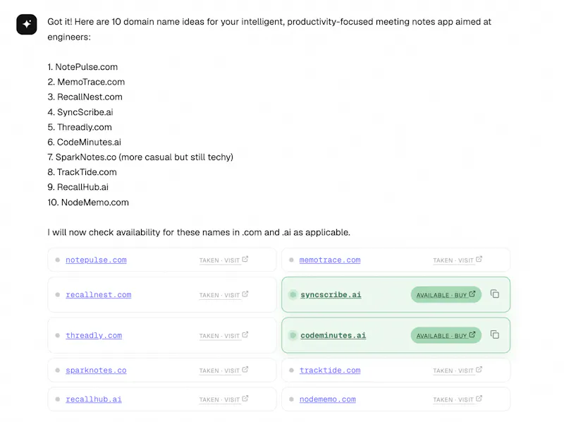 DomainSpark screenshot 1