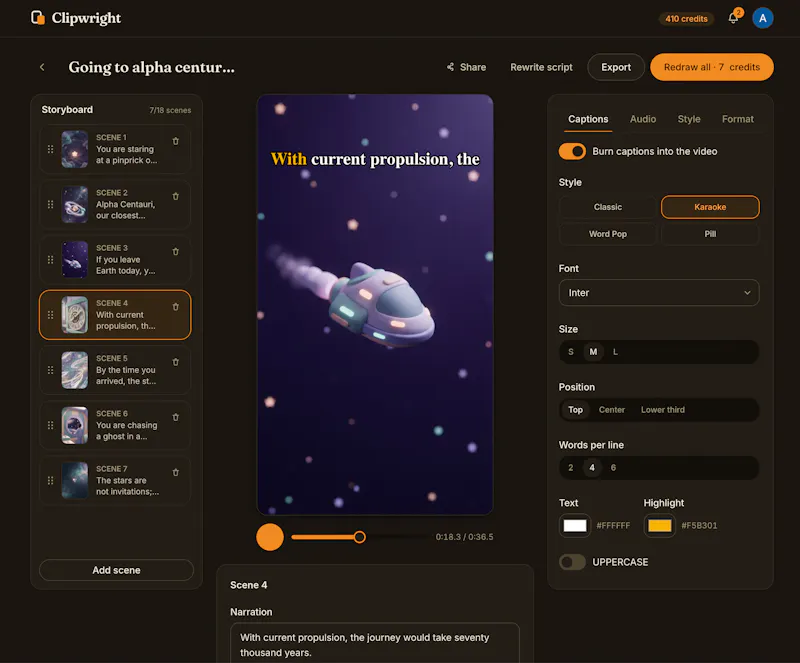 Clipwright screenshot 2