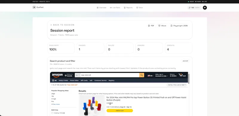 CueTest screenshot 4