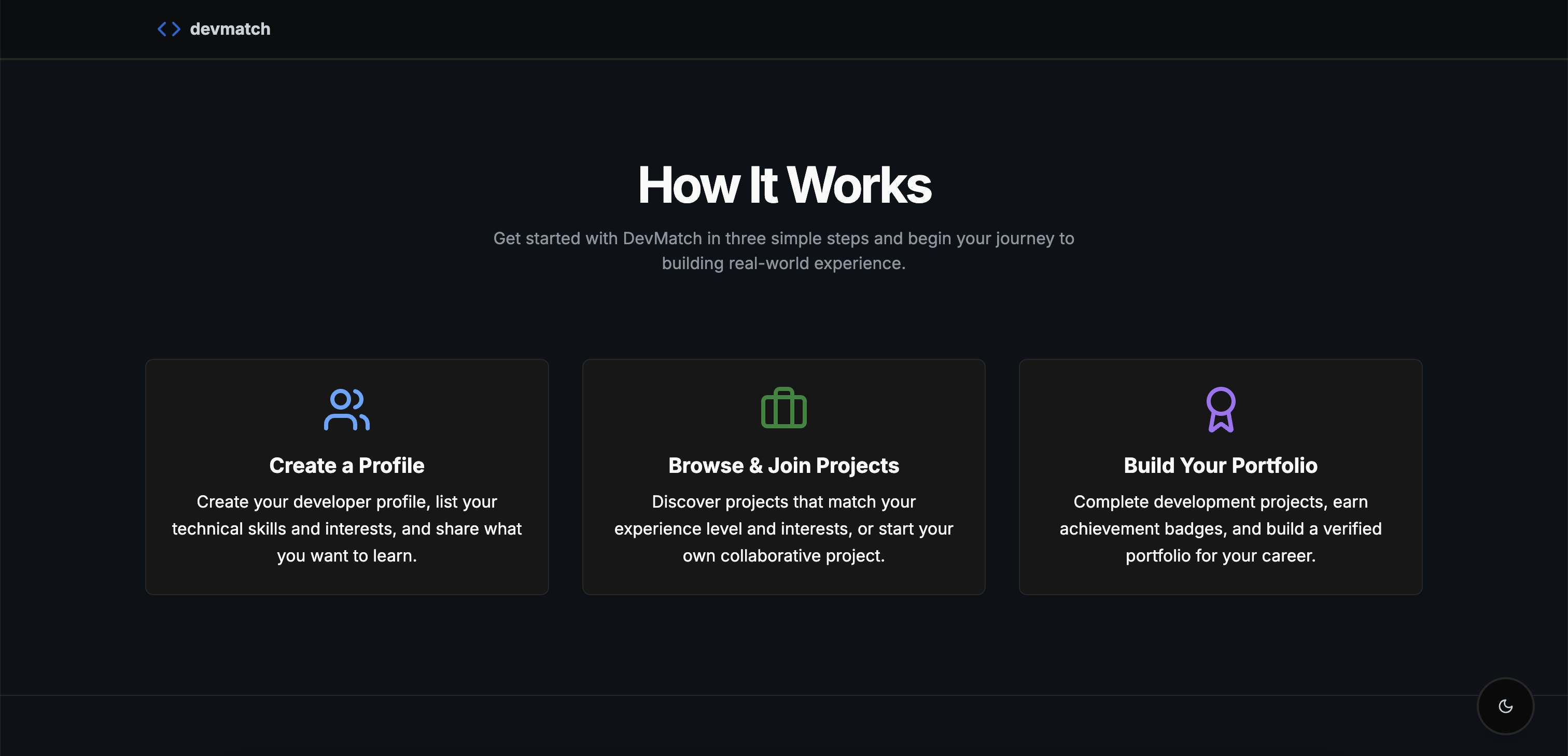 DevMatch gallery image