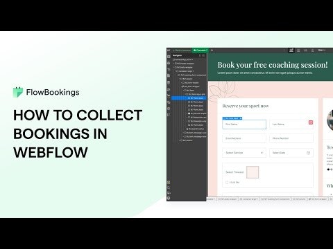 startuptile FlowBookings-Collect bookings in Webflow using native forms