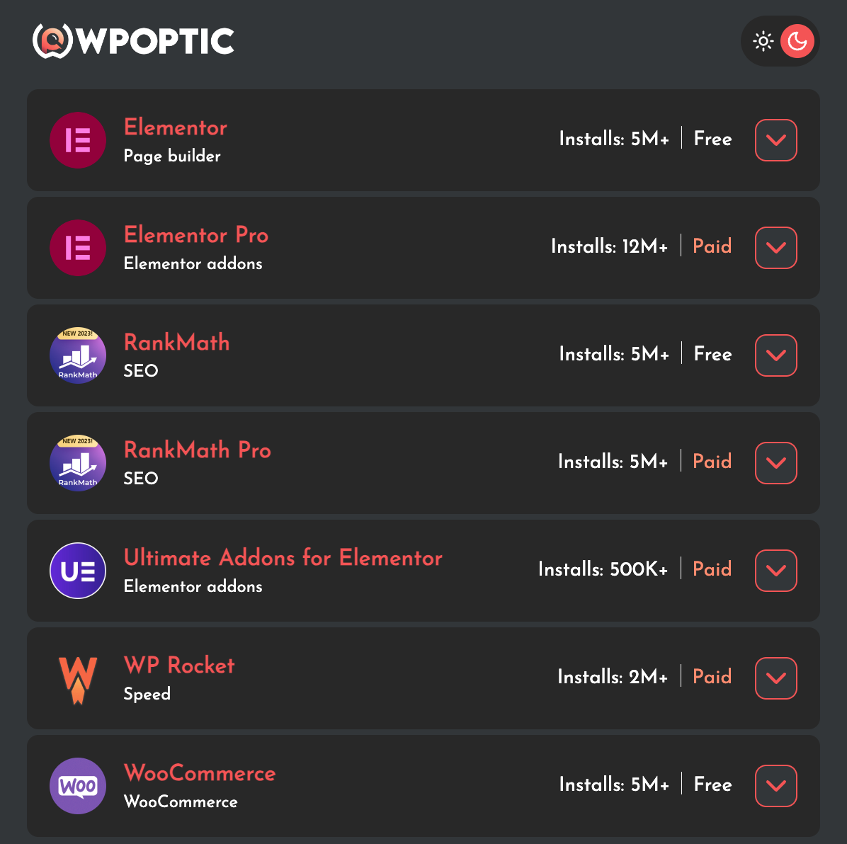 Wpoptic - Entdecken Sie, wie WordPress -Websites erstellt werden Medien 3