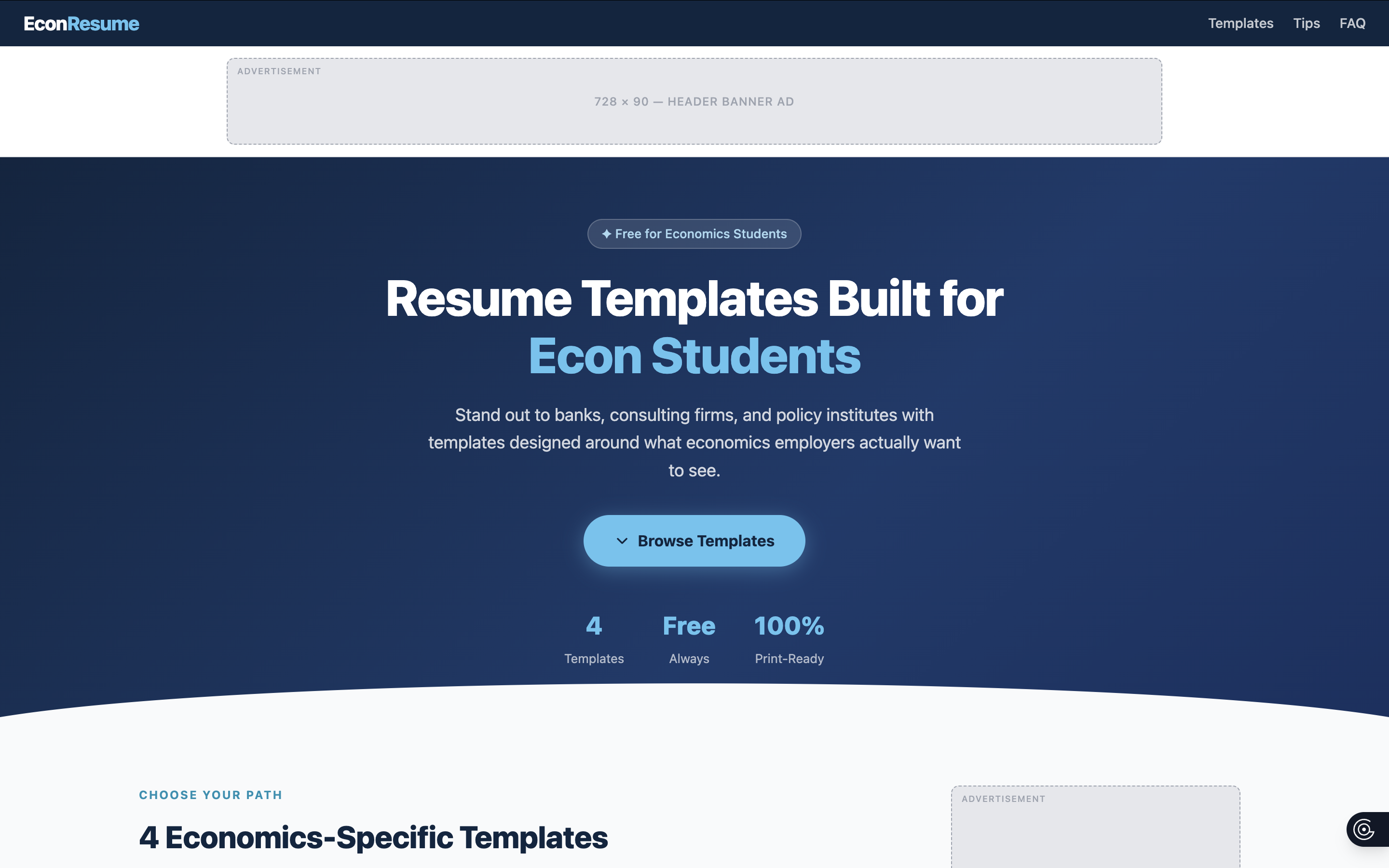 EconResume gallery image