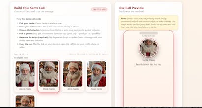 Santa FaceTime gallery image