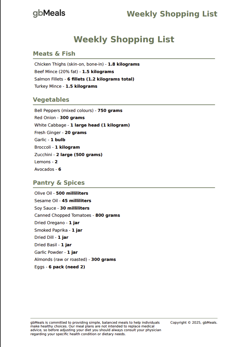 gbMeals - Screenshot 4 showing product features and functionality