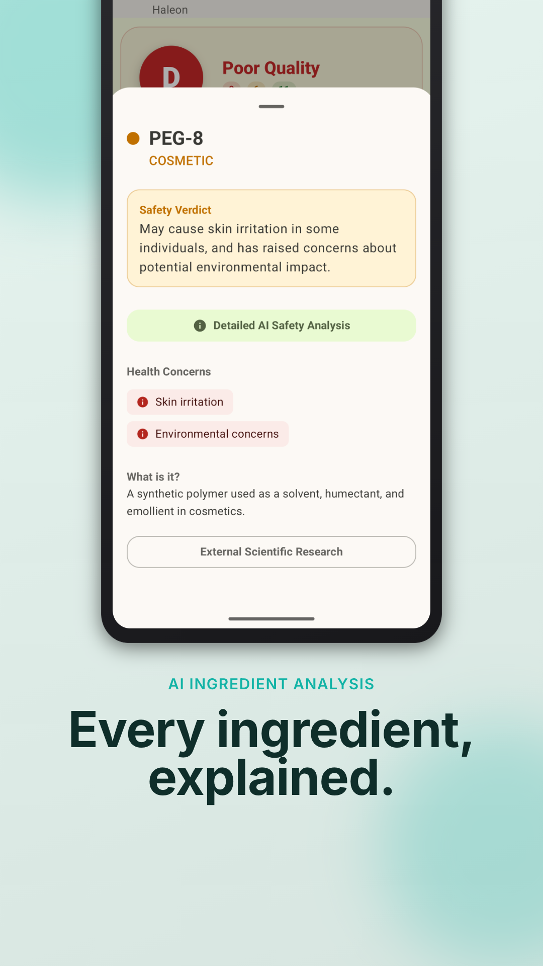 Toxly: Ingredient Scanner gallery image