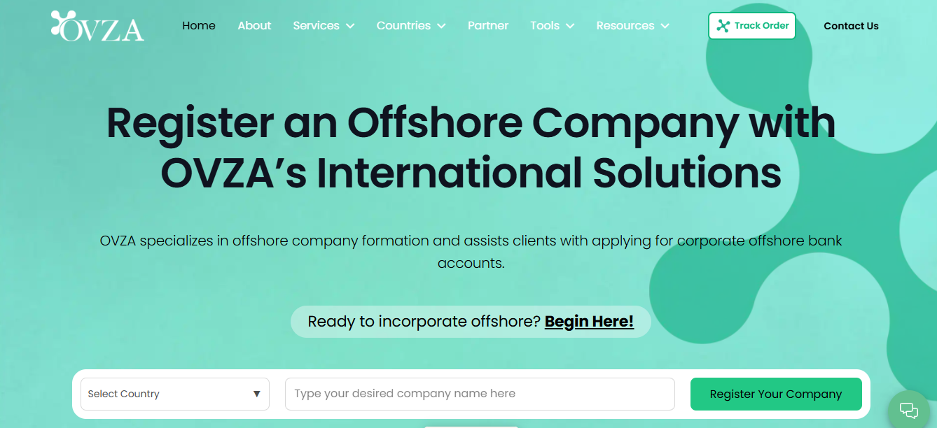 OVZA LLC - Main product screenshot demonstrating key features and user interface