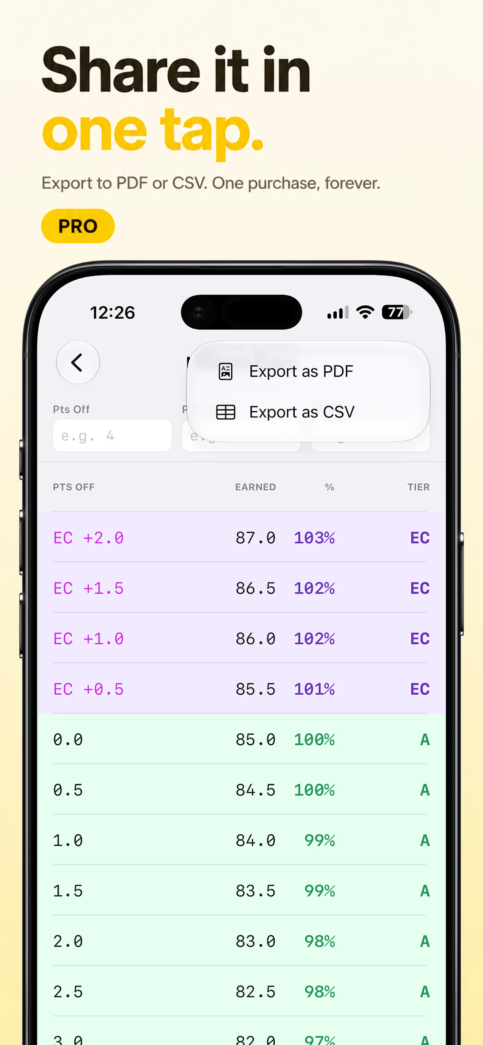 GradeKey screenshot 6