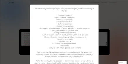 Starly - Resume Analyzer gallery image