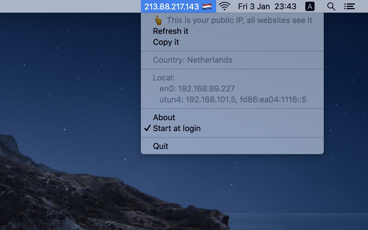 Display My IP gallery image