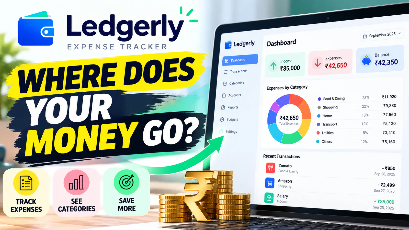 Ledgerly — Expense Tracker
