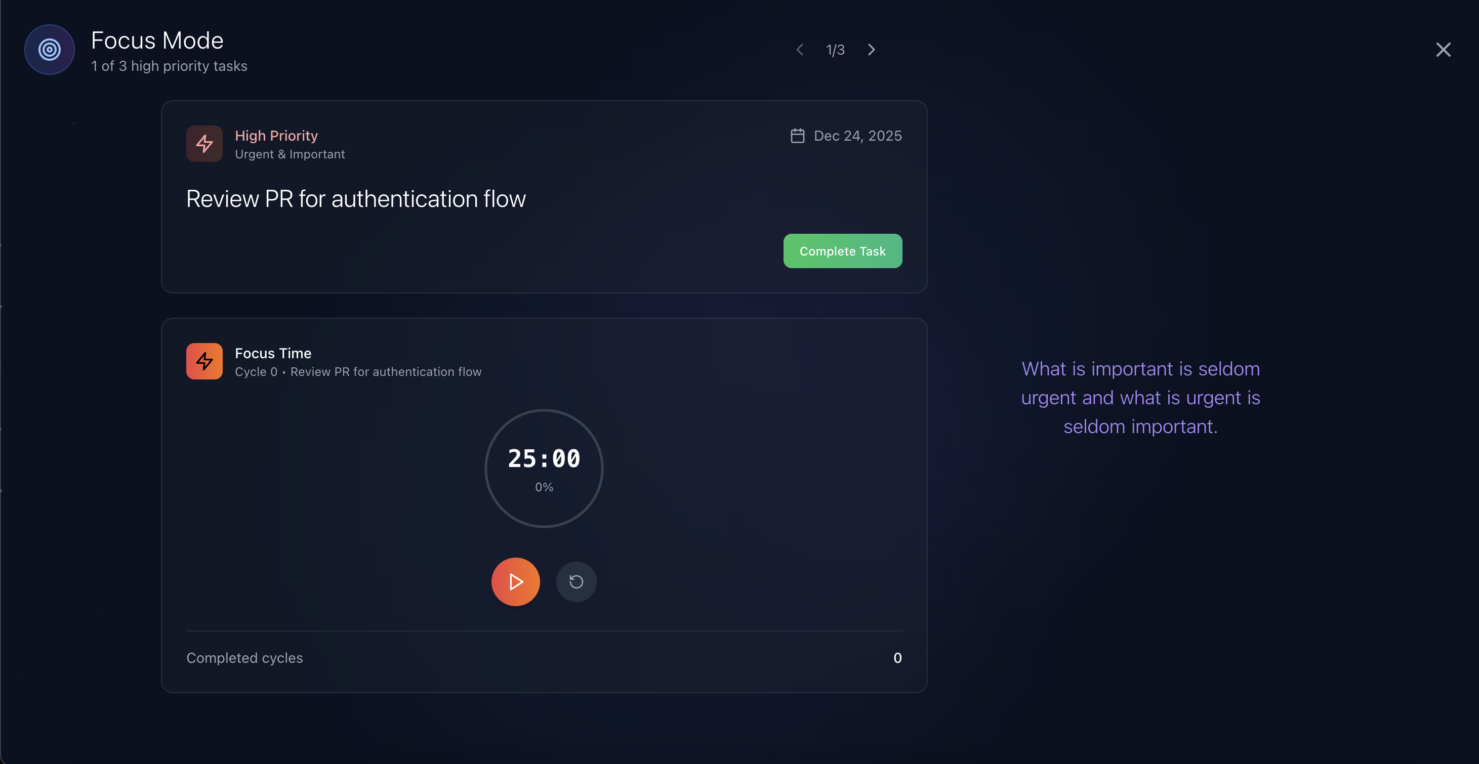 Melo — Eisenhower Matrix in every tab gallery image