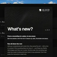 Aloud