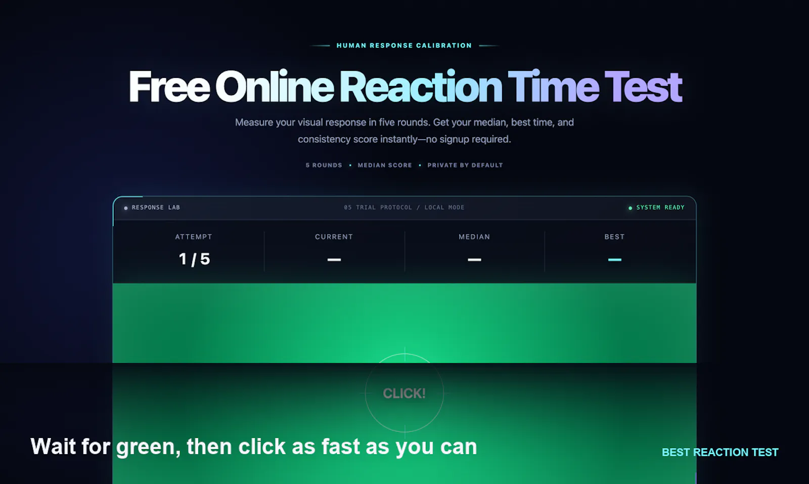 Best Reaction Test screenshot 2