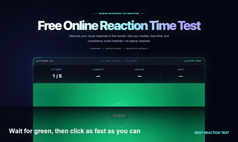 Best Reaction Test screenshot 2