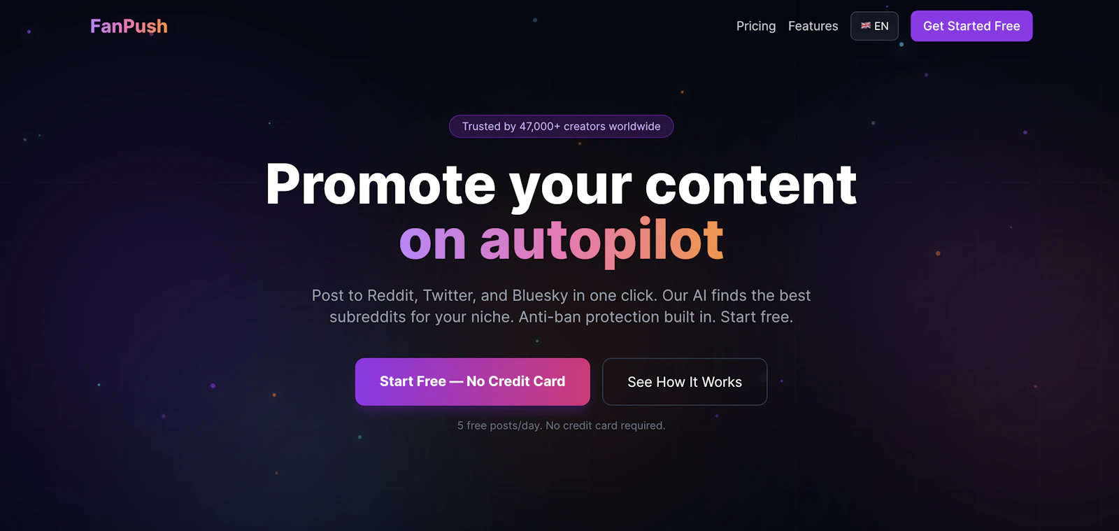 FanPush screenshot 1