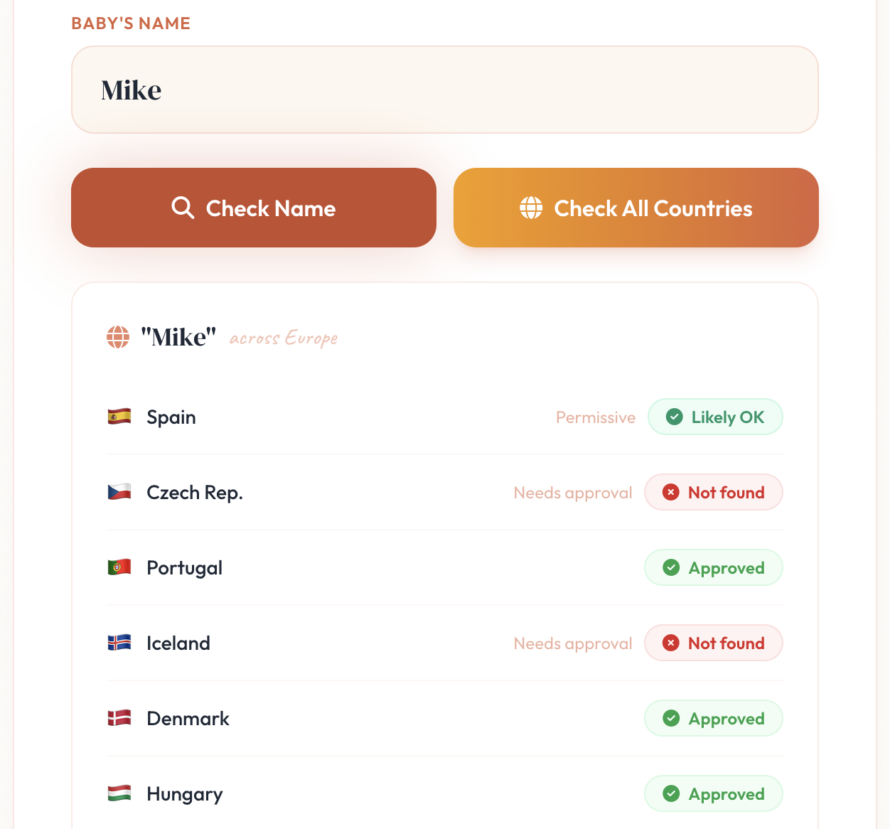 EuroNameCheck gallery image