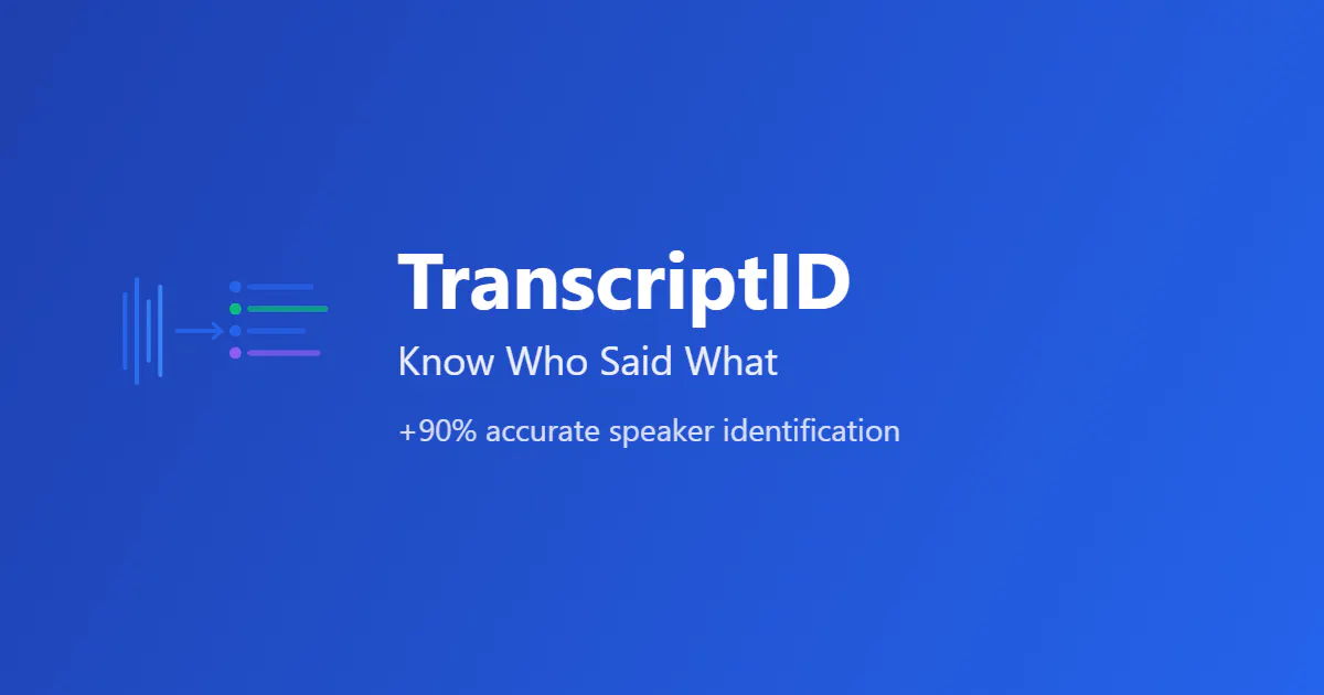 TranscriptID gallery image