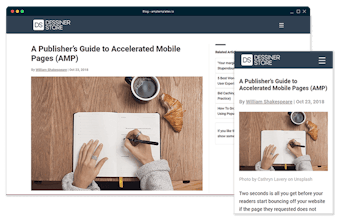 AMP Templates gallery image