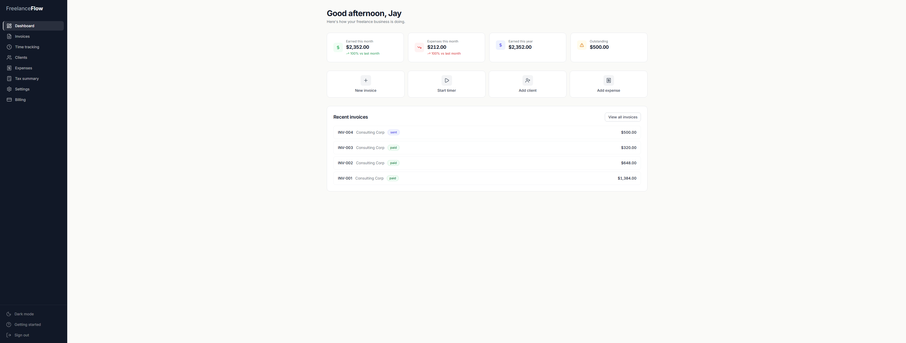 FreelanceFlow gallery image
