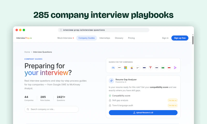 Interview Prep.io screenshot 3