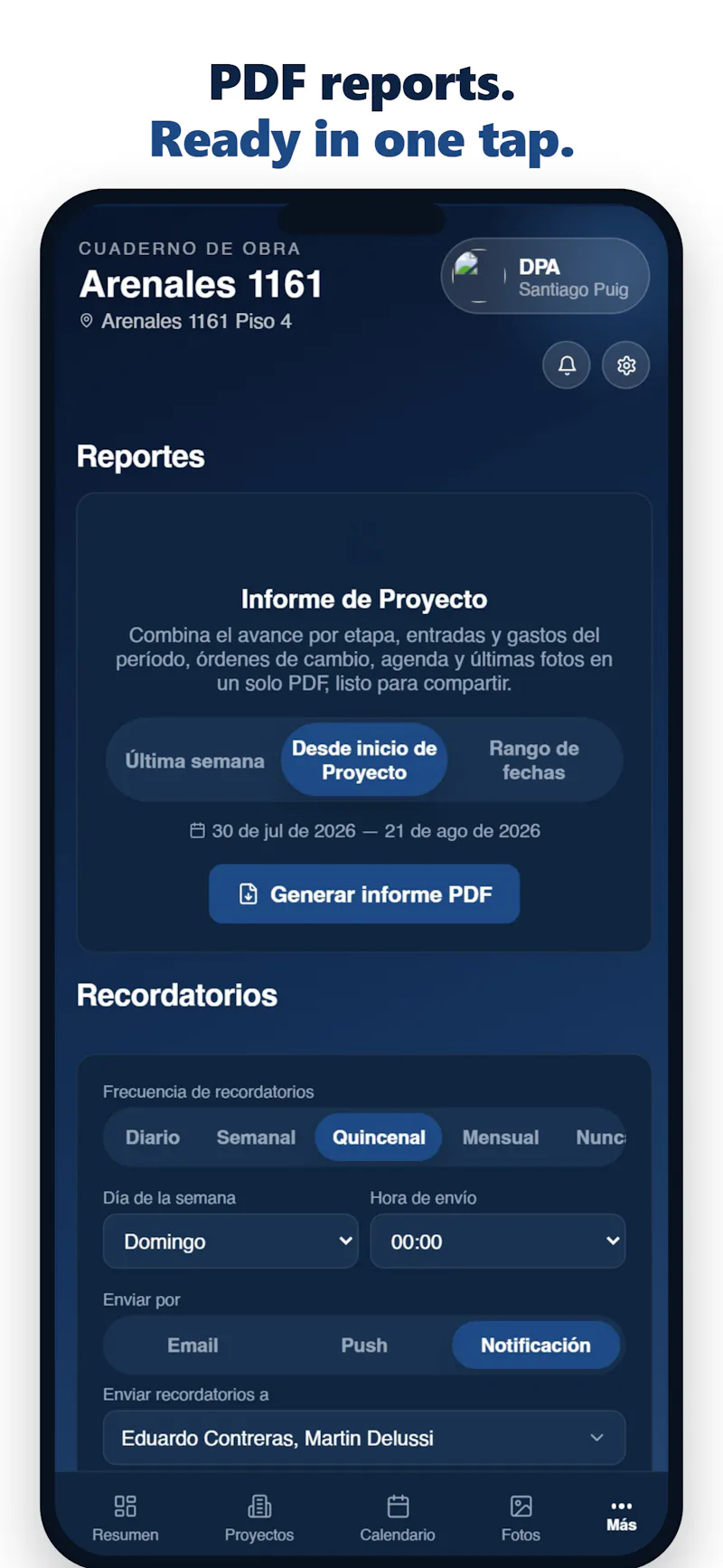 Project LogBook screenshot 9