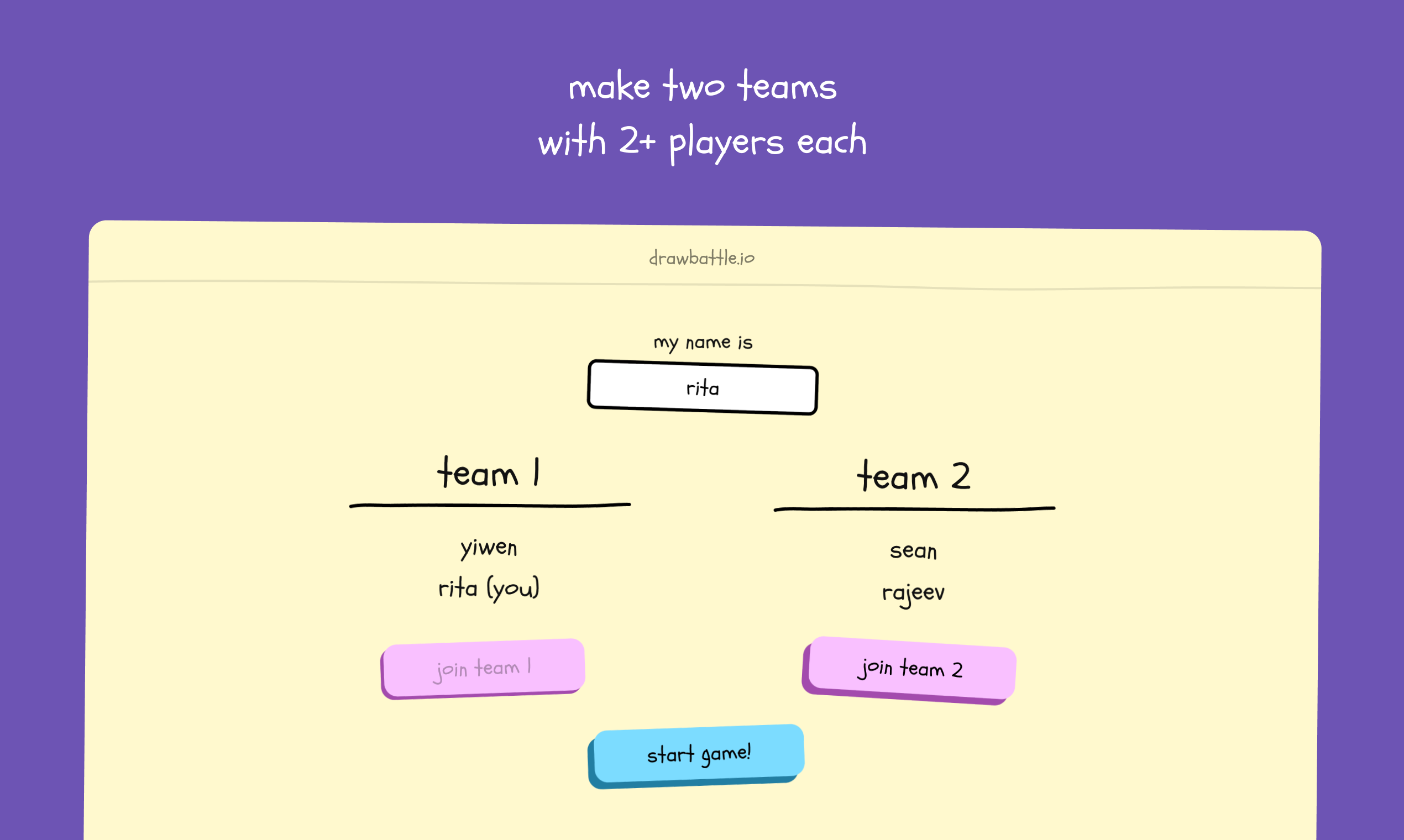 Draw Battle - Competitive Team Drawing Game With A Frantic Final Round ...