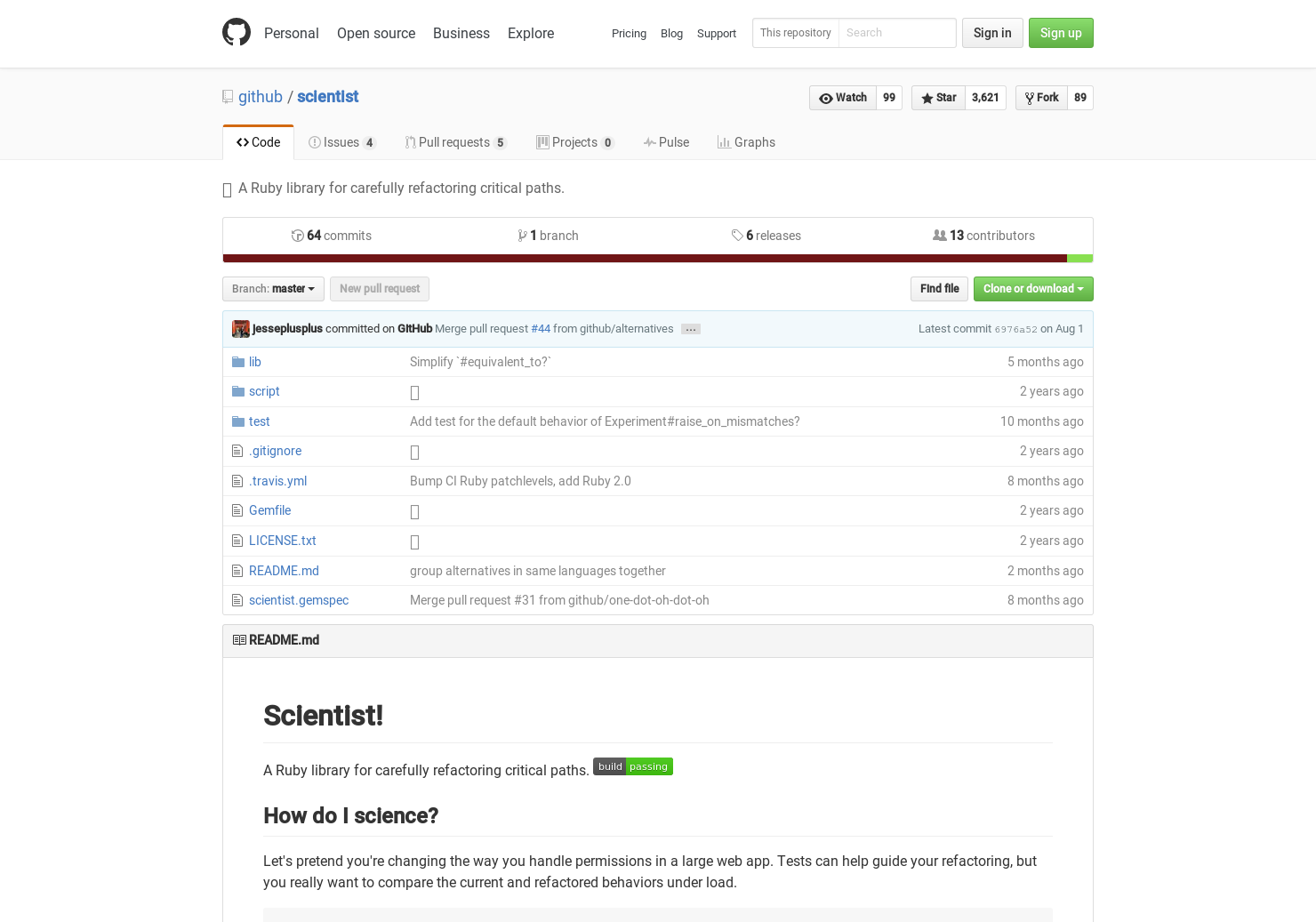 GitHub Scientist gallery image
