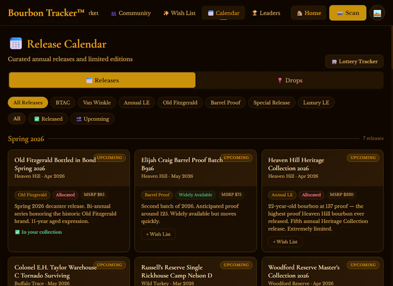 BourbonTracker™ Bourbon Collection Track screenshot 4