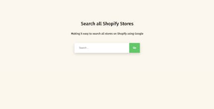 Search all Shopify Stores gallery image