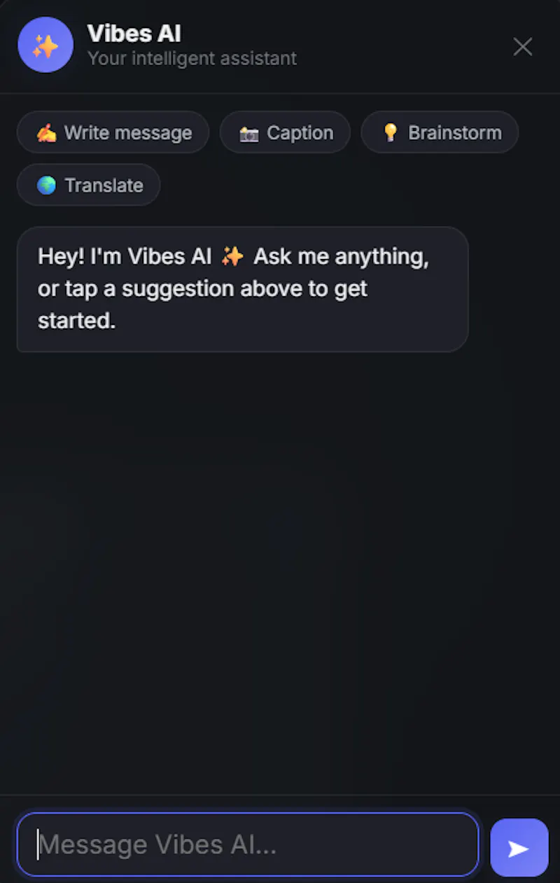 Vibes — Chat screenshot 8