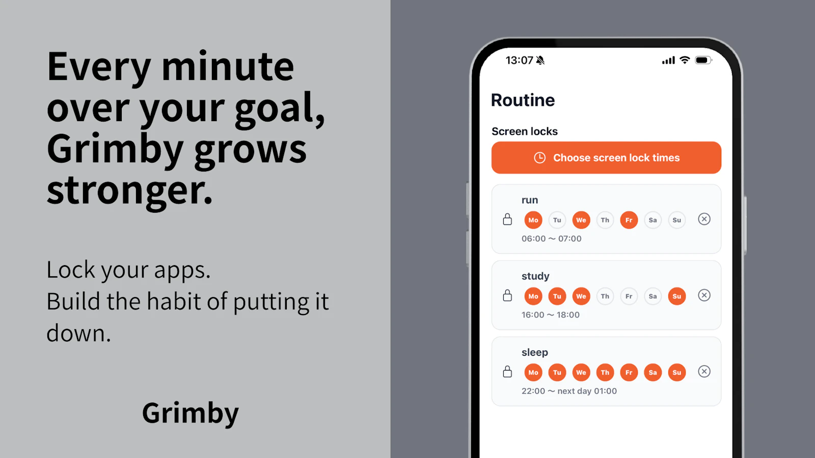 Grimby — App Blocker ＆Focus screenshot 4
