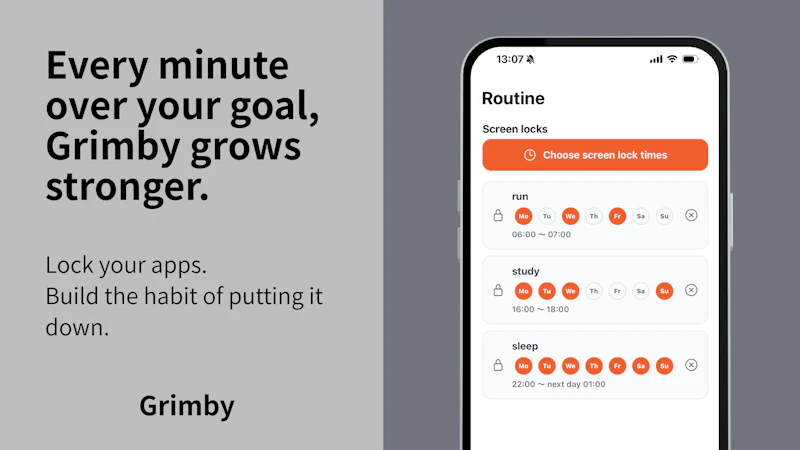 Grimby — App Blocker ＆Focus screenshot 4