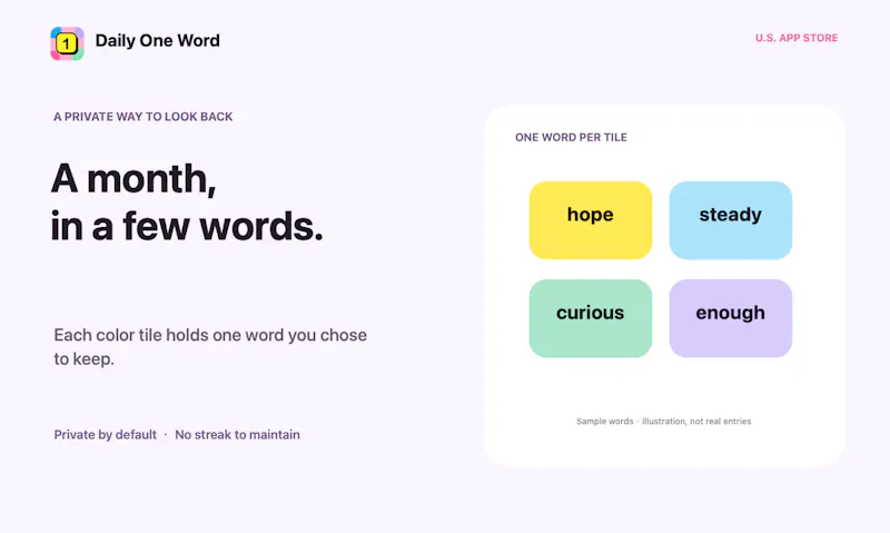Daily One Word screenshot 1