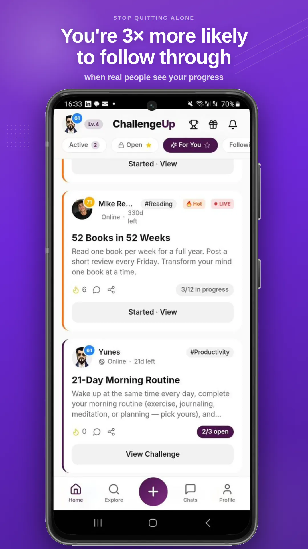 ChallengeUp , The LinkedIn for Doers gallery image
