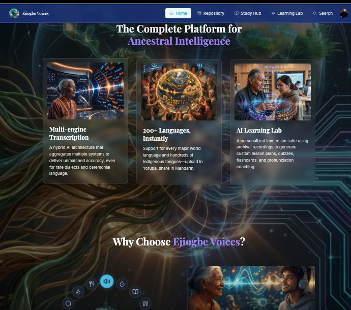 Ejiogbe Voices Ancestral Intelligence - Screenshot 2 showing product features and functionality