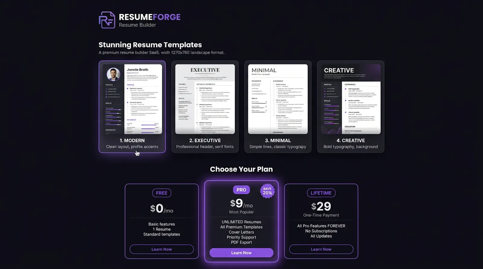 ResumeForge screenshot 2