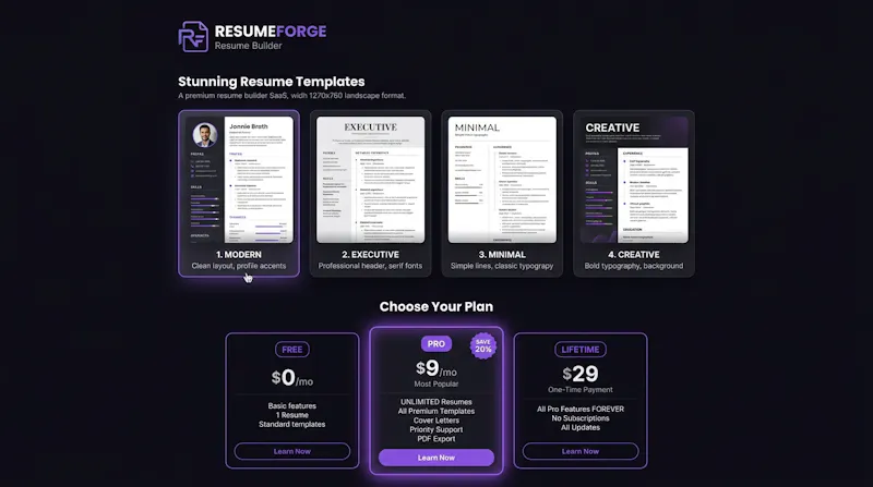 ResumeForge screenshot 2