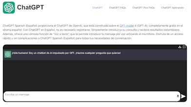 ChatGPT Spanish (Español) gallery image