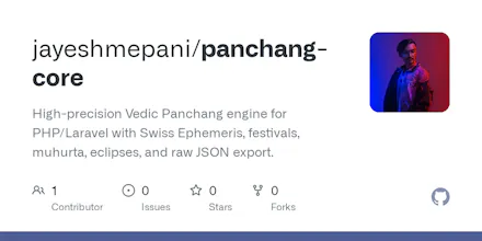Panchang Core: Framework-Agnostic Engine gallery image