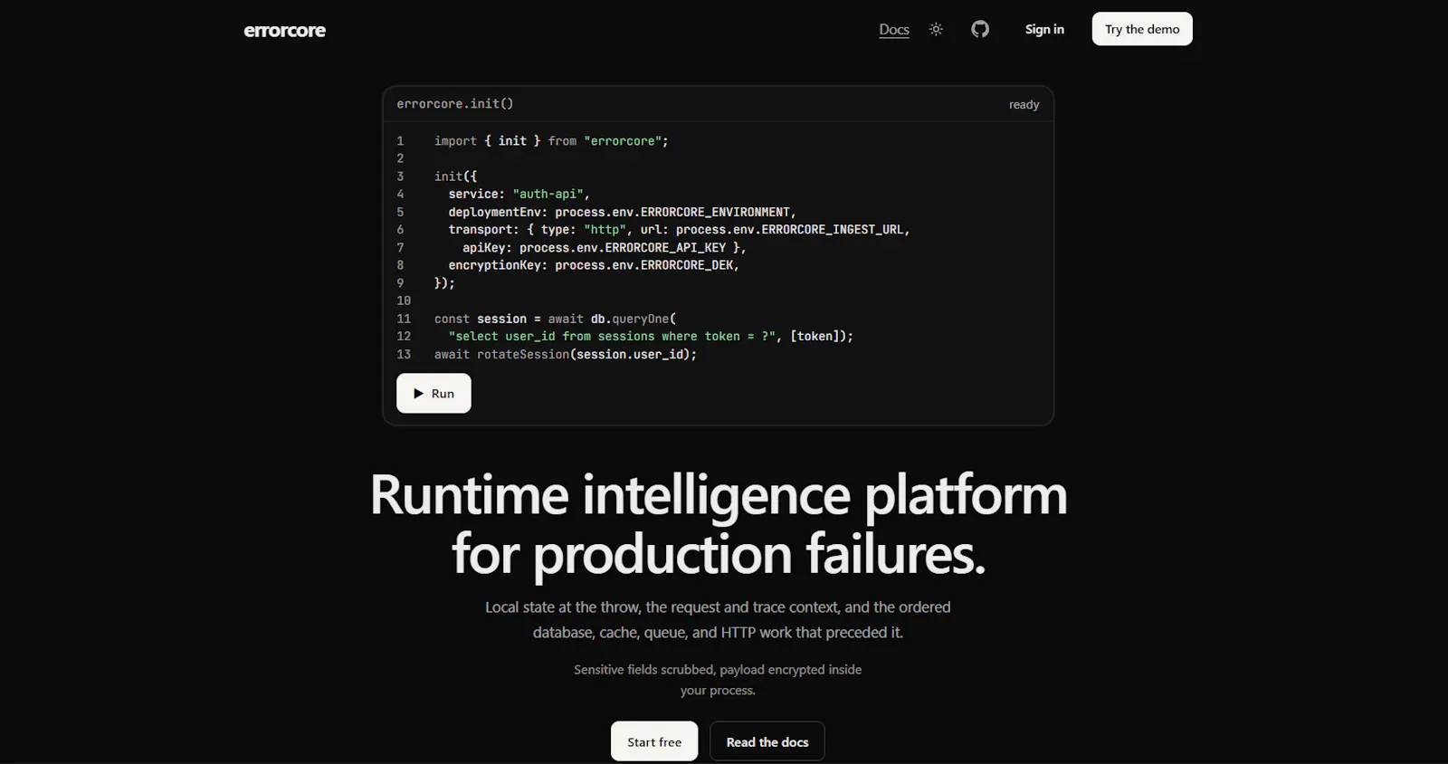 Errorcore screenshot 2