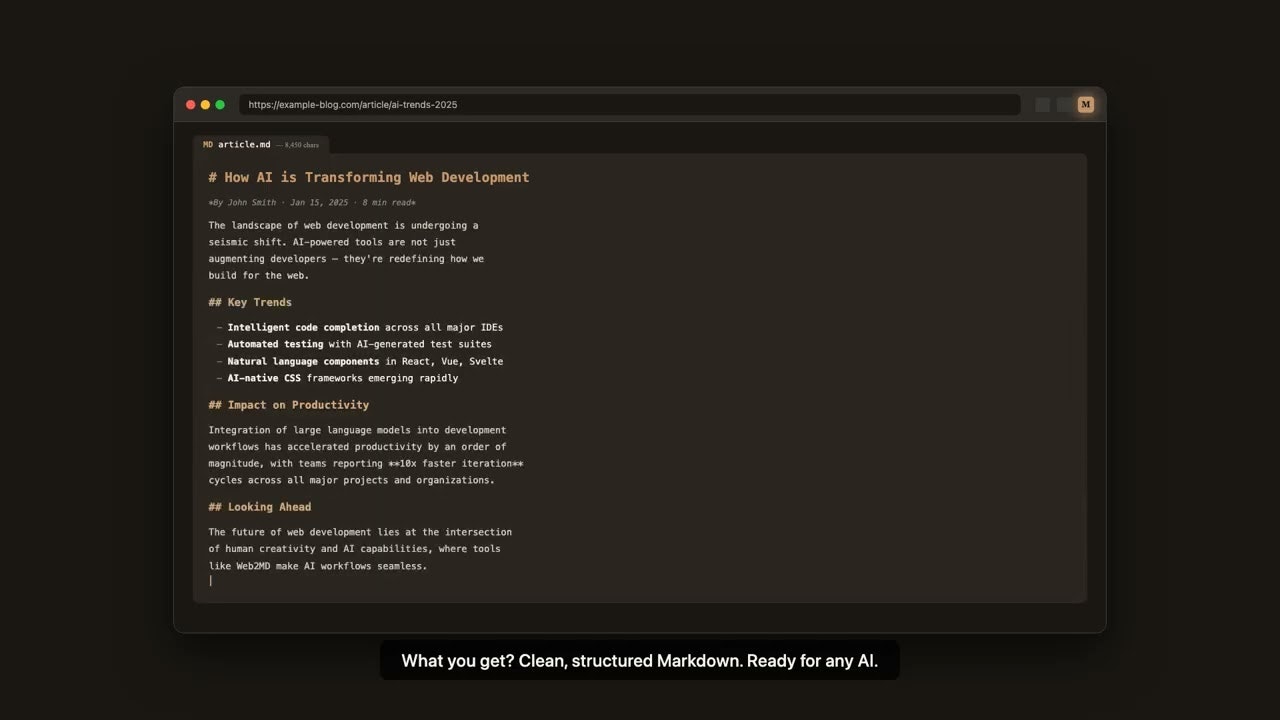 Web2MD gallery image